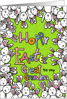 Hoppy Easter - to my great grandma card