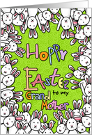 Hoppy Easter - to my grandmother card