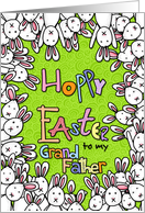 Hoppy Easter - to my grandfather card