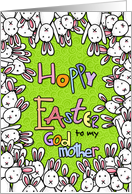 Hoppy Easter - to my godmother card
