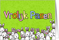 Dutch - easter bunnies card
