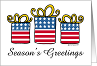 patriotic christmas gifts card