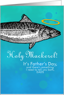 2 dads - Father’s Day - Holy Mackerel card