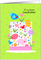 Easter hat - to my dearest grandmother card
