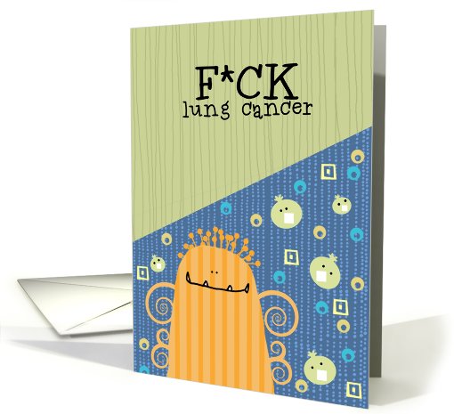 F*ck lung cancer card (804299)