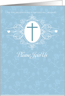 Baptism Invitation - Boy card