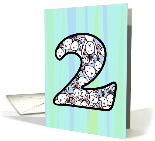 Happy Birthday - Two Years Old card (816865)