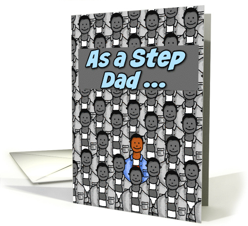 Happy Birthday Step dad card (817661)