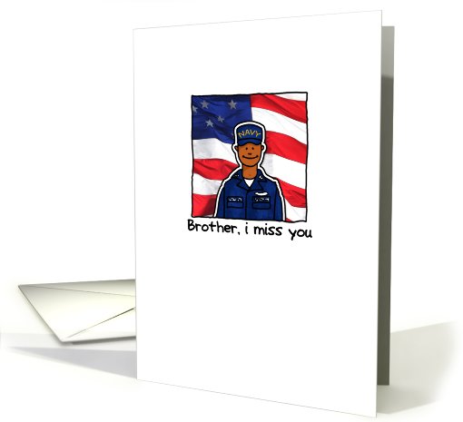 Brother - Submariner - Miss you card (819607)