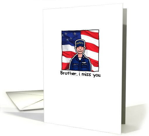 Brother - Submariner - Miss you card (819608)