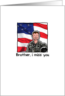 Brother - Pilot - Miss you card