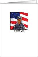 Sailor - Miss you card