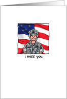 Soldier - Miss you card
