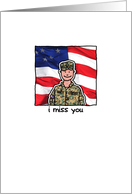 Marine - Miss you card