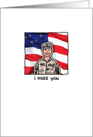 Army - Miss you card