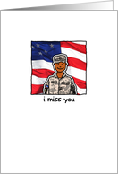 Army - Miss you card