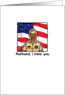 Husband - Airman - Miss you card