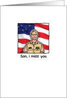 Son - Airman - Miss you card