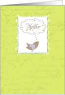 Mother - Thinking of U with love card