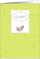 Daughter - Thinking of U with love card