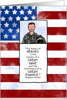 Airforce -Pilot - Memorial Day card