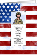 Marine Combat - Memorial Day card