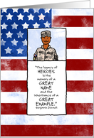 Army - Soldier - Memorial Day card