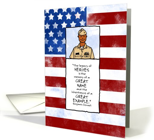Air Force - Airman - Memorial Day card (824583)