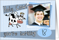 Holy Cow - Customizable Birthday Photo Card