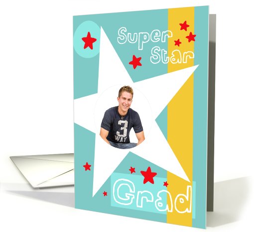 Super Star Grad - Customizable Photo card (840638)