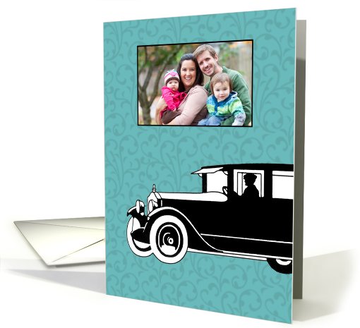 Antique Car - Customized Photo Grandparents Day card (841235)