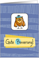 Gute Besserung - owl...