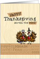 Happy Thanksgiving - Across the Miles card