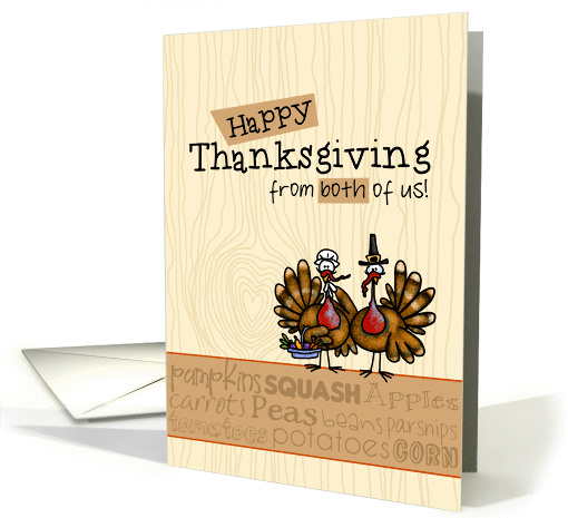 Happy Thanksgiving - from borth of us card (851605)