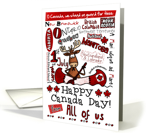Happy Canada Day - from all of us card (856623)