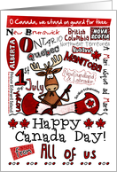 Happy Canada Day - from all of us card