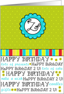 Birthday Monogram - Letter Z card