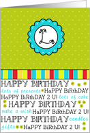 Birthday Monogram - Letter L card