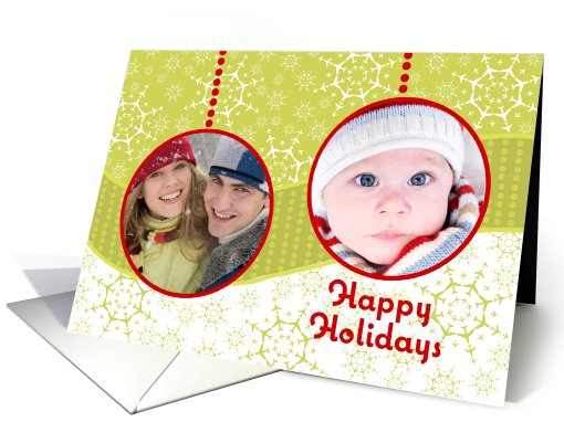 Christmas Ornaments - Customized Photo card (858993)