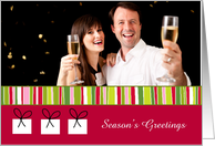 Christmas - Modern Packages Customized Photo card
