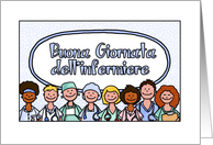 Buona Giornata dell’infermiere - Happy Nurses Day in Italian card