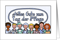 Alles Gute zum Tag der Pflege - Happy Nurses Day in German card