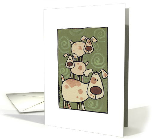 New Puppy Litter Announcement card (93479)