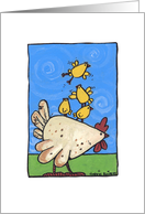 Mother’s Day Hen and Chicks card