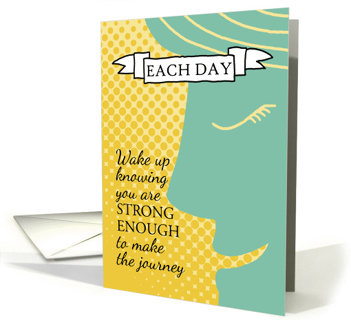 Strong Enough - Inspiration for Cancer Patients card (937718)