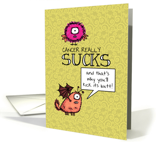 Cancer Really Sucks - for Pediatric/Youth Cancer Patient card (937815)