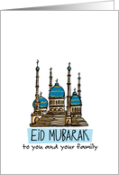 Eid Mubarak to you and your family card