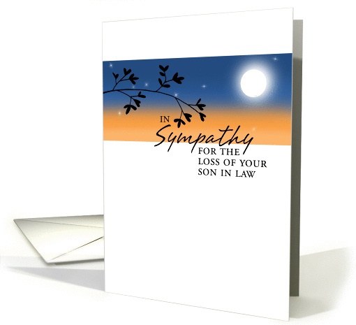 Loss of Son in Law - Sympathy card (939553)