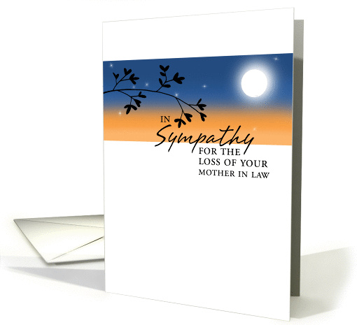 Loss of Mother in Law - Sympathy card (939623)