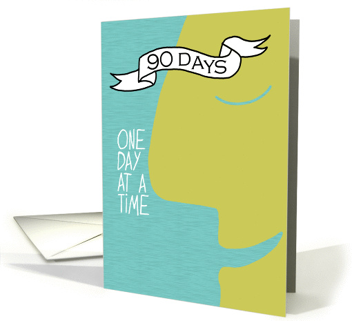 90 Day Anniversary - 12 Step Recovery card (939680)